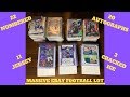 20 autos, 11 Jersey, 22 #'d & 3 CRACKED ICE...MASSIVE eBay Football Lot!