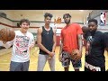 NBA 3-Point Range & Half Court Challenge! vs NBA Trainer & NBA CENTER!