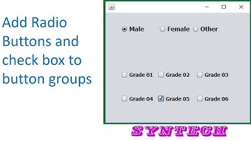 How to add JRadioButtons and check box to a ButtonGroup in using Netbeans