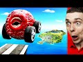 Jumping TREVOR HENDERSON CARS Across GTA 5 (Scary)