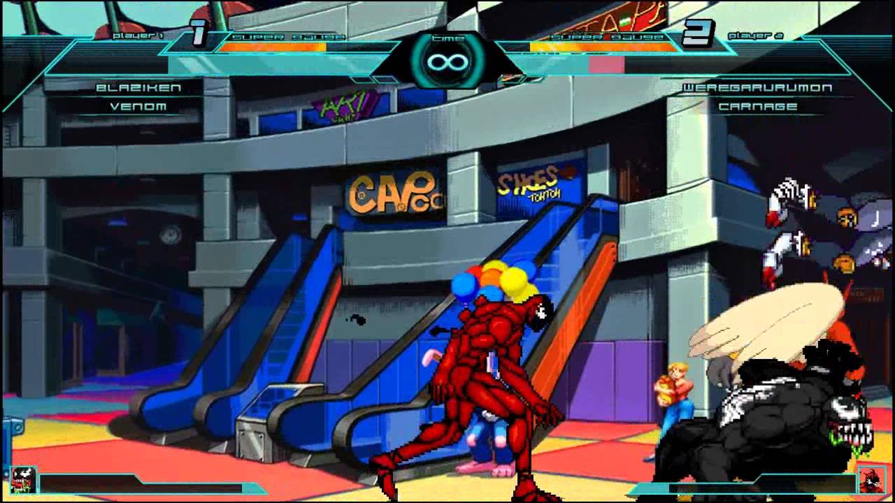 Harry's MUGEN All-Stars #4: Blaziken and Venom vs Weregarurumon and Carnage