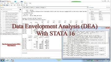 Data Envelopment Analysis (DEA) With STATA 16
