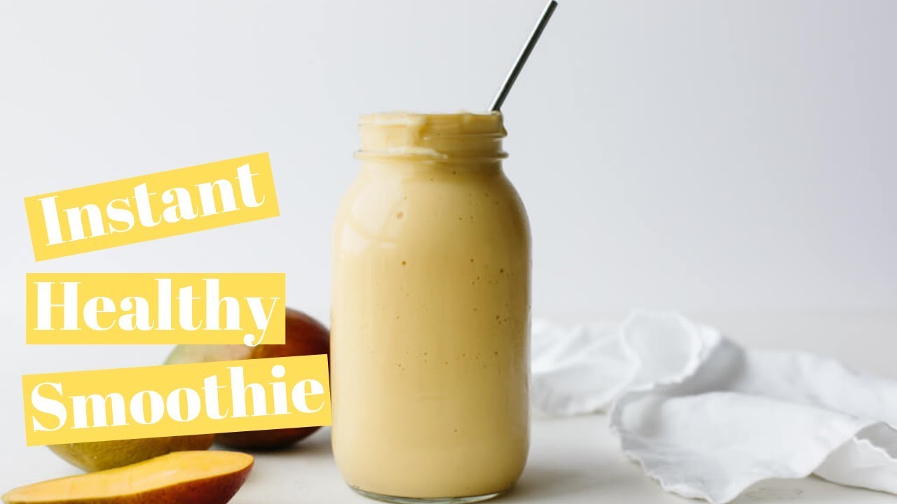 Healthy Breakfast Smoothie Instant Recipe Weight Loss Smothie YouTube