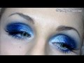 Макияж синий smoky eyes (смоки айс, дымчатые глаза) / Вечерний Makeup / Smoked UDecay