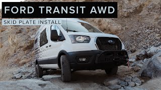 FORD TRANSIT AWD | VanCompass Off Road Skid Plate Install