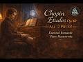Chopin Études Op. 10 – All 12 Pieces (Full Album) | Revolutionary, Tristesse, Waterfall