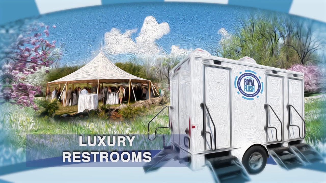 Portable Restroom Trailers for Weddings and Events - A Royal Flush
