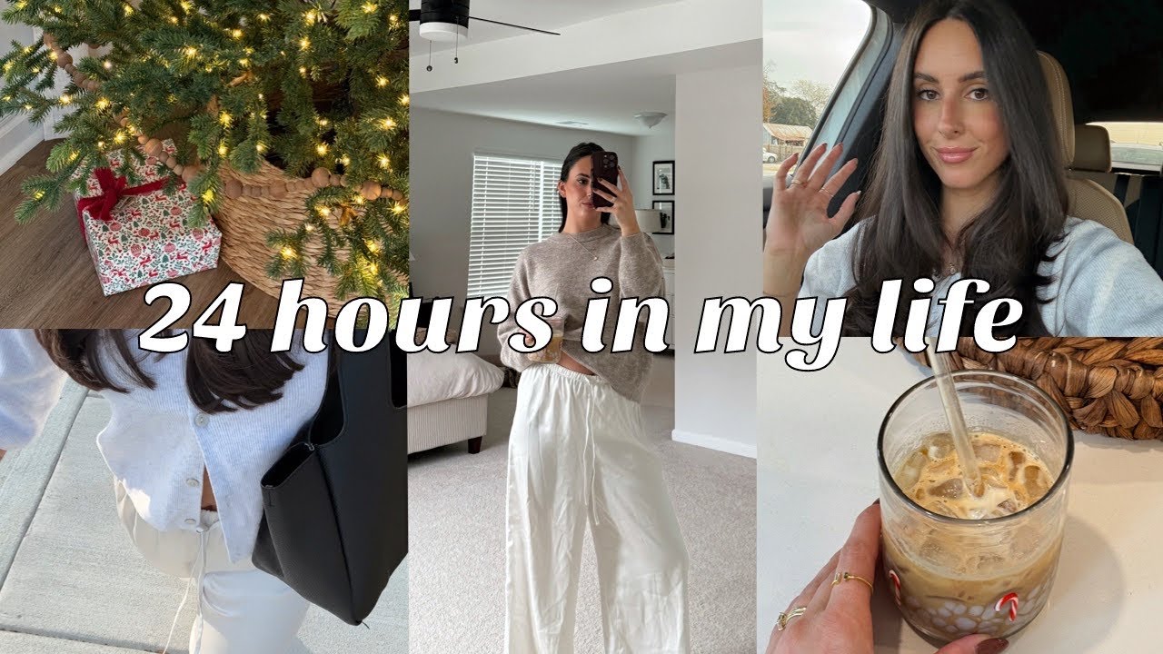 24 HOURS AS A TODDLER MOM | home vlog, getting my hair done, Christmas decor + more! 