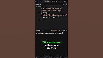 Check if a String is a Pangram in Python 🔤 #shorts  #python #pythonprogramming #kodyshorts
