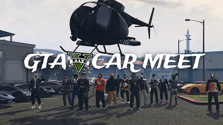 GTA V CAR MEET LIVE PS5!