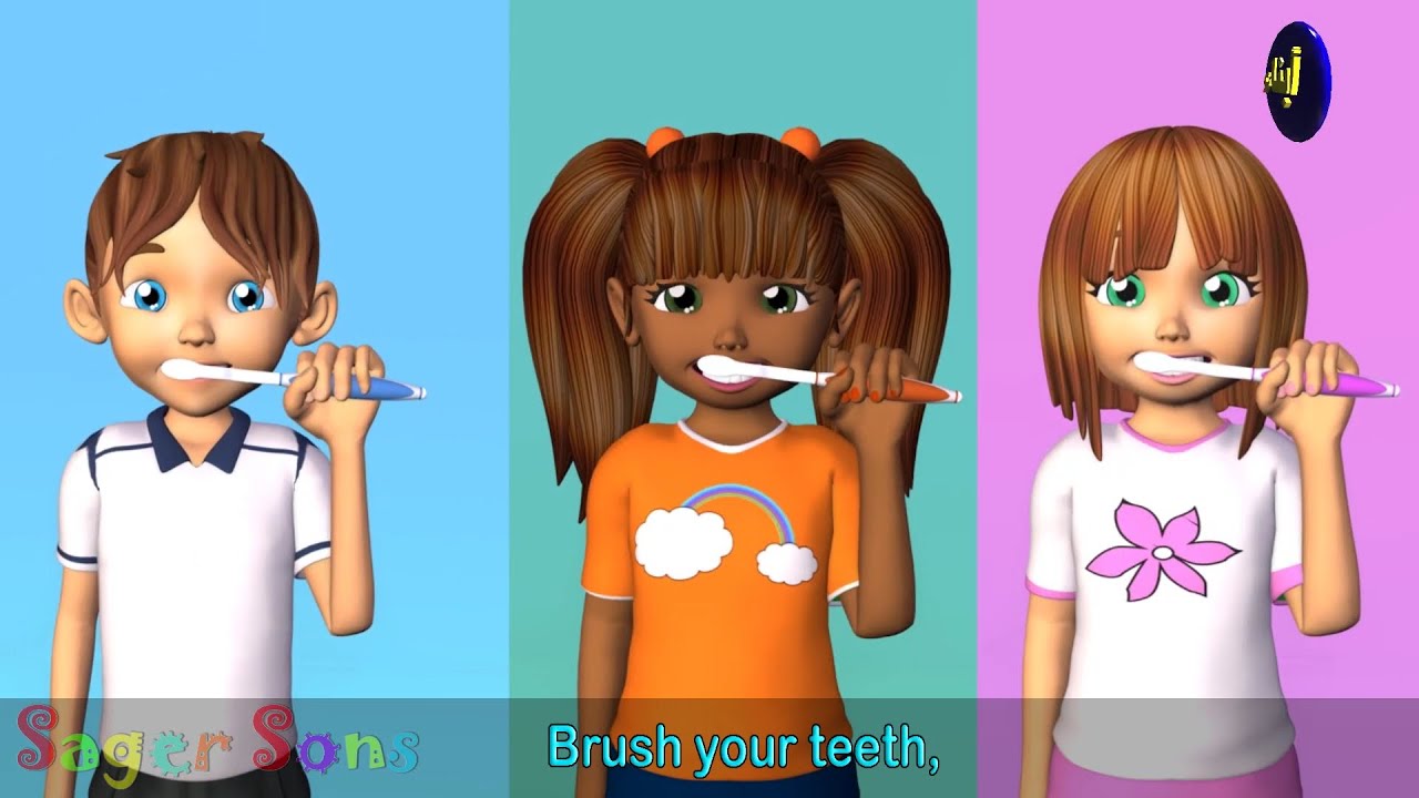 Brush your teeth | Nursery Rhymes - YouTube