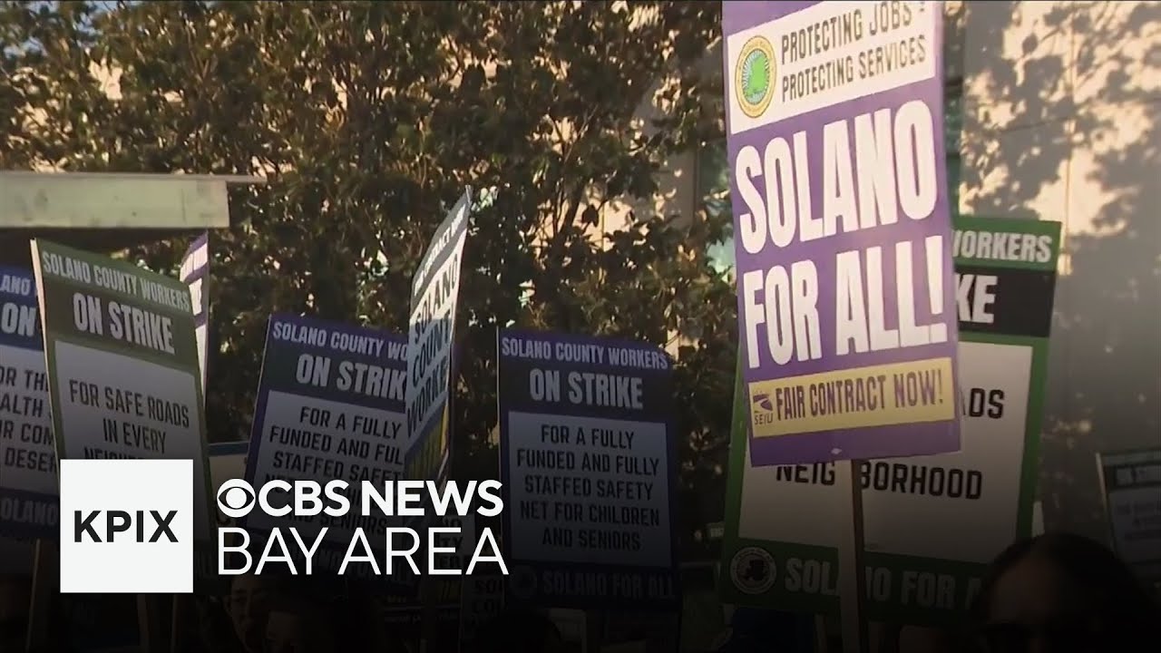 Solano County workers begin two-day strike