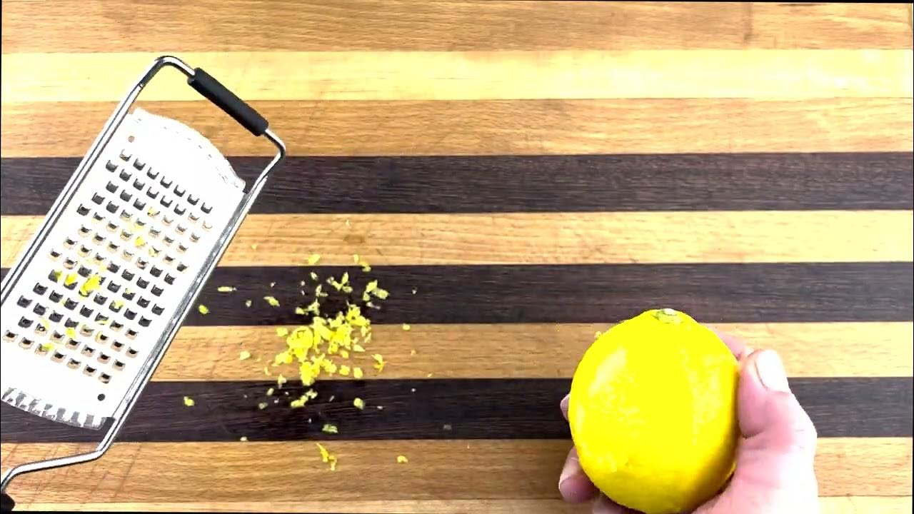 How to Grate Lemons YouTube
