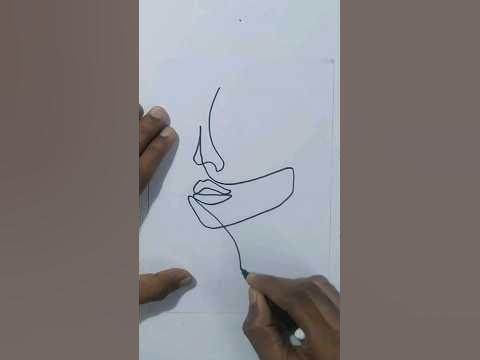 Easy and simple line dwawing #short # youtubeshorts - YouTube