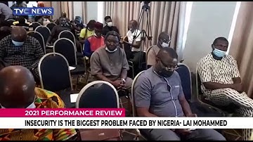 Lai Mohammed Says Insecurity is Nigeria