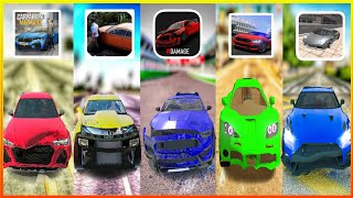 Top DAMAGE Test In 6 Open World Driving Games | Car Parking vs WDAMAGE vs MadOut2 vs Extreme vs DSS