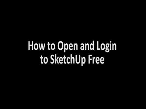 How to Open and Login to SketchUp Free