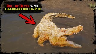 Performing ROLL of DEATH with Legendary Alligator in RDR2