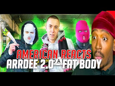 America Reacts To Arrdee 2.0 - Fat Body Body Parody