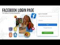 How to design Facebook login page | HTML| PHP| CSS | Tutorial for beginners