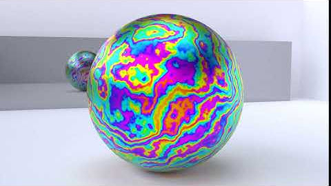 Blender experiment 7 - Thin film interference aproximation