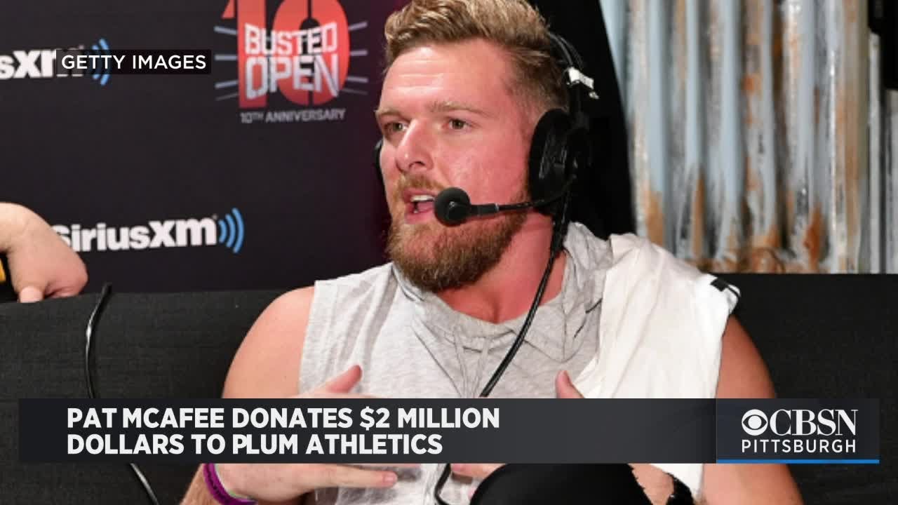 Pat McAfee Donates $2 Million Dollars To Plum Athletics - YouTube
