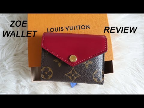 LOUIS VUITTON ZOE WALLET REVIEW 