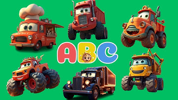 Truck Song ABC For Kids! | Learn the Alphabet | Kids Songs & Nursery Rhymes | ABC Songs
