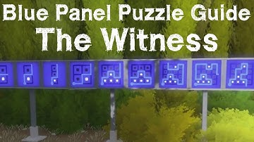 The Witness Blue Panel Puzzles Solution Guide Walkthrough