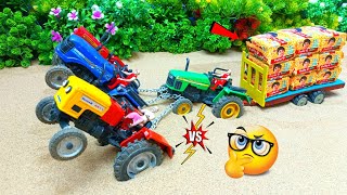 Diy tractor cultivator with rollerand trolley | science project | parle G video keepvilla #trending