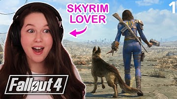Playing my FIRST Fallout game! I LOVE IT ALREADY | Fallout 4 Playthrough Part 1