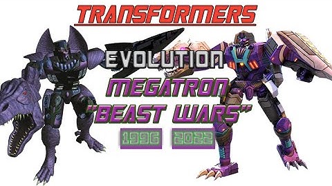 "BEAST WARS" MEGATRON: Evolution in Cartoons and Video Games (1996-2022) | Transformers
