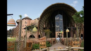 Disney's Animal Kingdom Lodge Kidani Village room and grounds tour