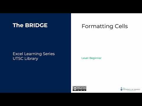 14 - Formatting Cells