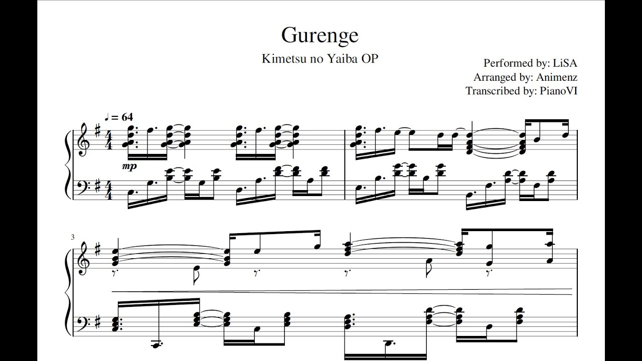 Gurenge (Piano)