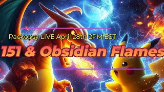 Ripping 151 Obsidian Flames Live! #151 #obsidianflames #livestream #live #pokemon #pokemontg