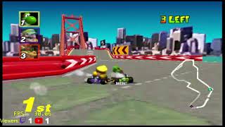 afternoon in saturday for a bit more of Mario kart 64 - Amped up v2.82 - Elimination mode