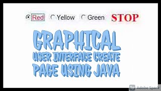 java program graphical user interface || traffic lights example||#programming java