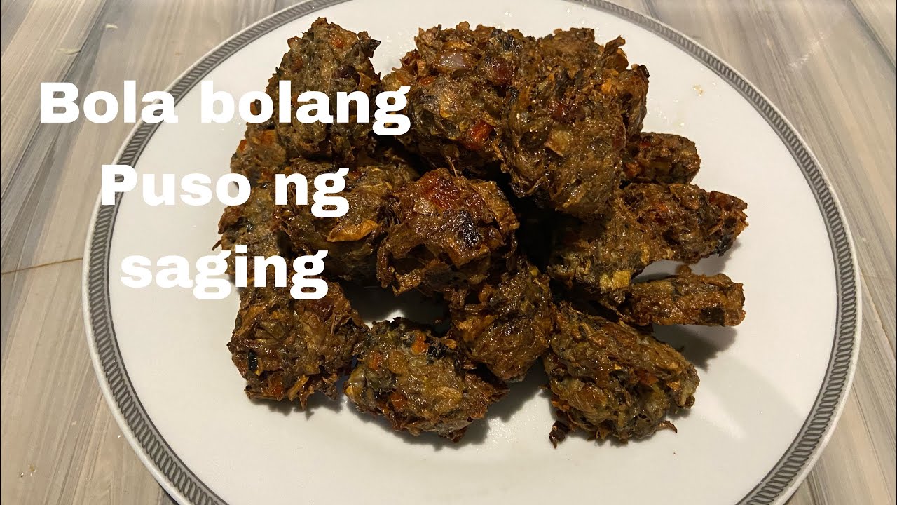 Saging Pula Puso ng saging (banana blossoms )recipe bola bolang puso ng saging ...