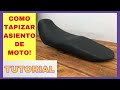 TAPIZAR ASIENTO DE MOTO! TUTORIAL!!! / PASO A PASO