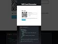 Wi-Fi card generator💚 #wifi #cards #generator #logo #codingbat #reels #coding #viral #shorts #status