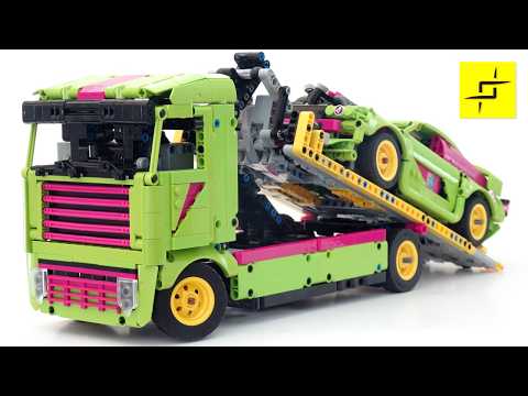 Lego RC Race Car & Transport Truck
