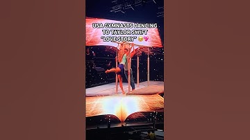 LOVE STORY AT GOLD OVER AMERICA TOUR 💖 #taylorswift #simonebiles #goldoveramericatour