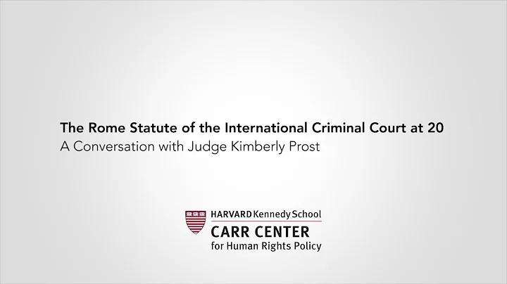 The International Criminal Court at 20: A Conversa...
