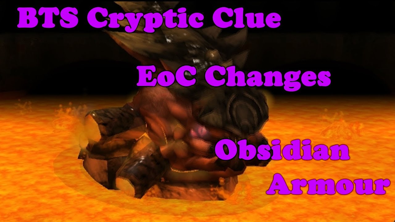 Fight Kiln With Obsidian Armour BTS Cryptic Clue YouTube