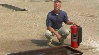 Cartridge operated - How to use a fire extinguisher training