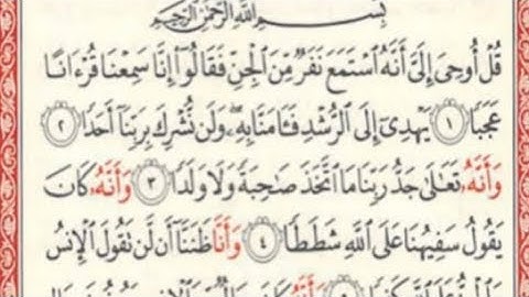 سورة الجن- بصوت القارئ عبدالرحمن صالح