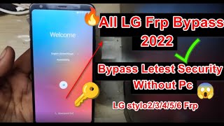 2022 All Lg Frp Bypass Letest Security  | Without Pc New Method/ALL LG Mobile Frp Google Bypass 2022