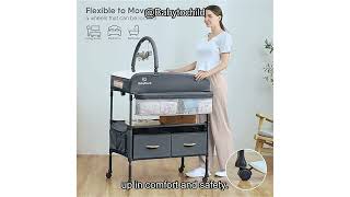 BabyBond Changing Table Review That Eases Diaper Duty and Back Strain.