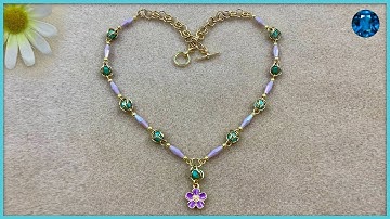 Caged Bead Necklace Tutorial